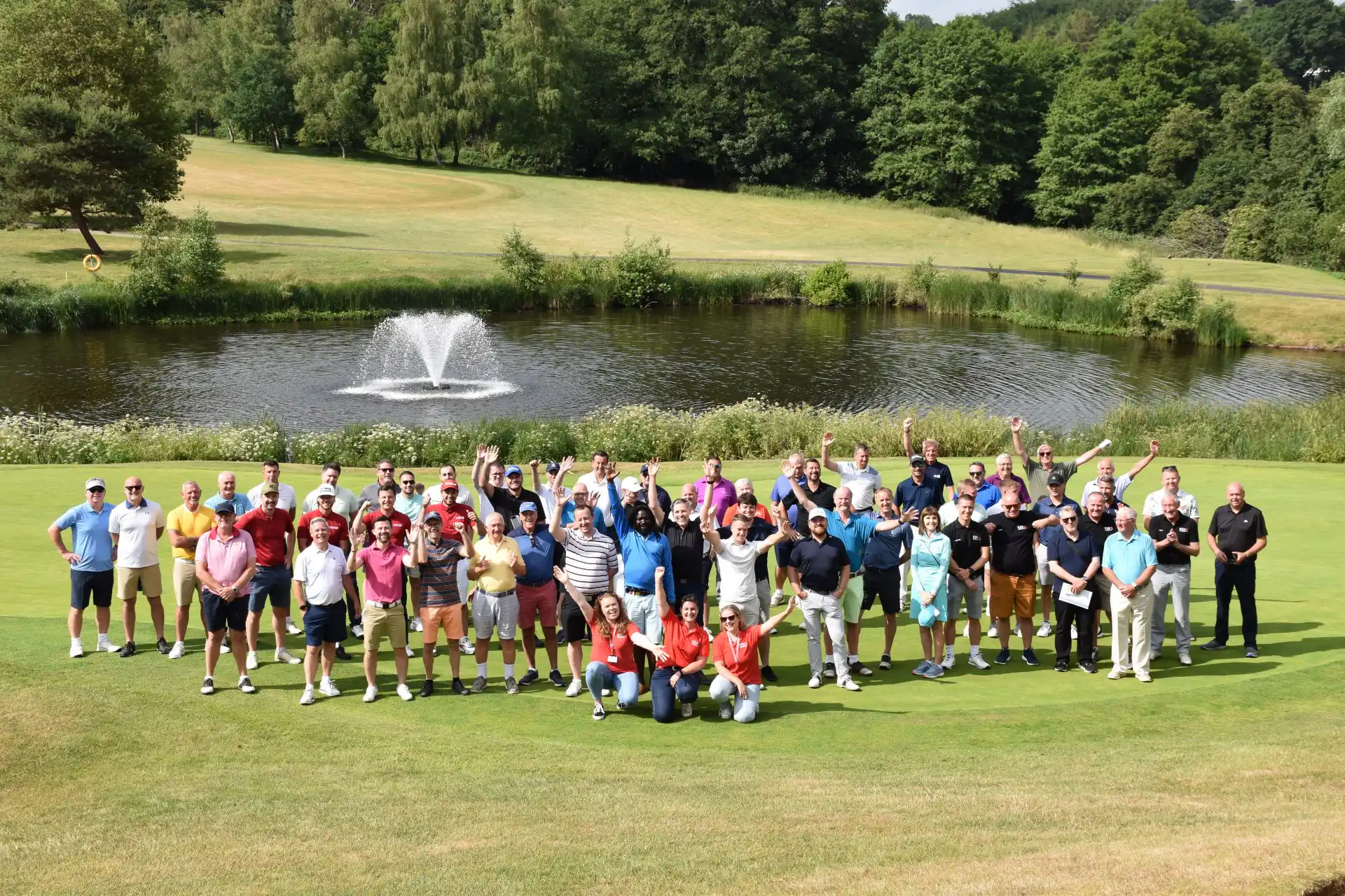 Golfers at the KSS Golf Day