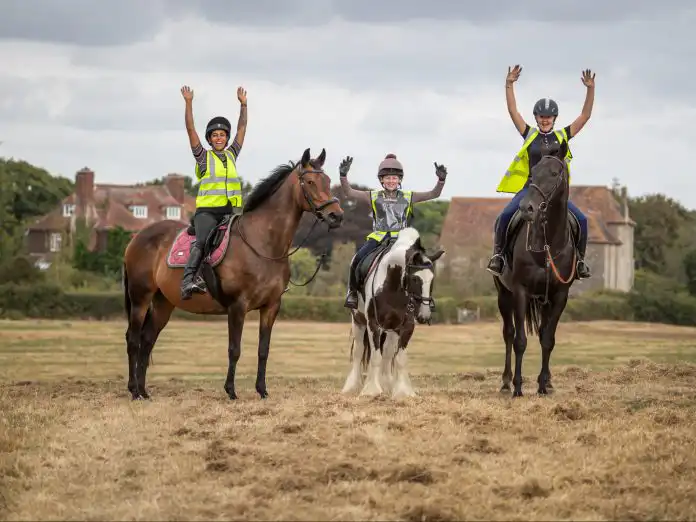 Riders at Bilsington Priory during last year's KSS Ride