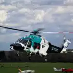 AW169 helicopter taking off