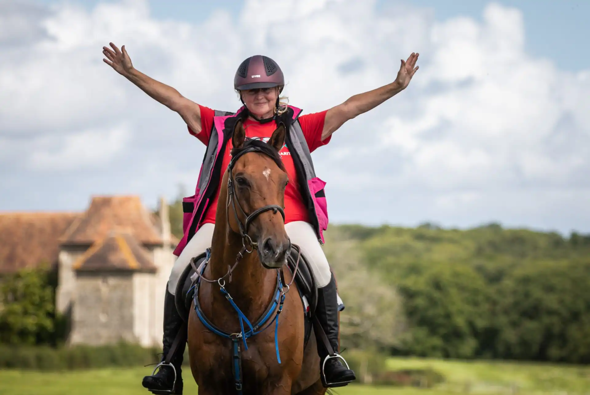 Former KSS patient Virginia Rider took part on Jasmine