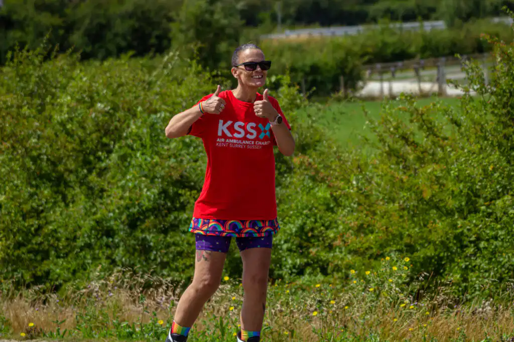 Sharni Copham roller skating 100 Miles in July