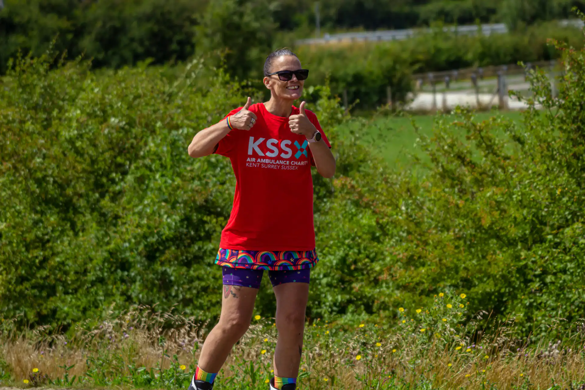 Sharni Copham roller skating 100 Miles in July