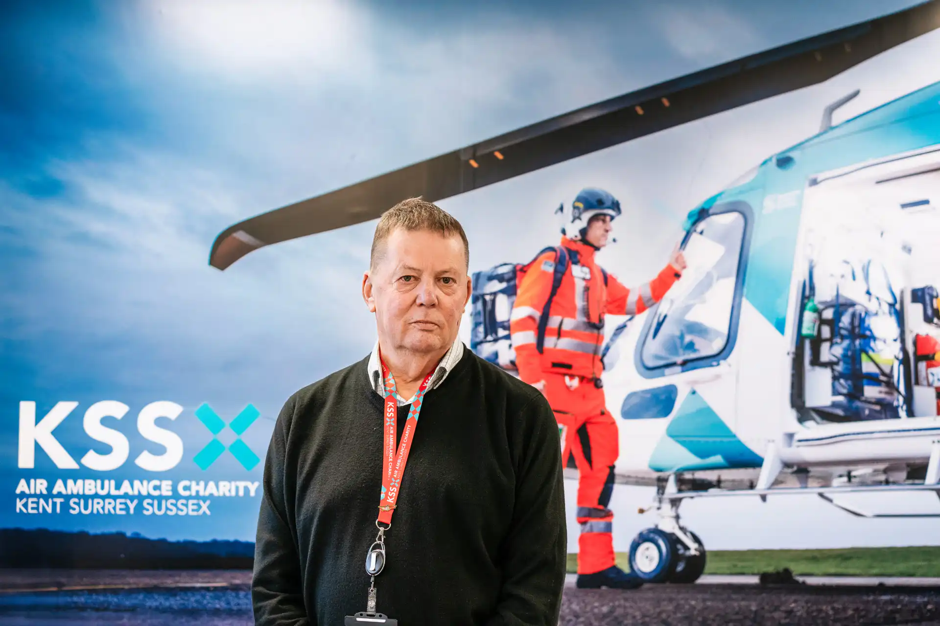 Image shows long-standing volunteer David Mantz