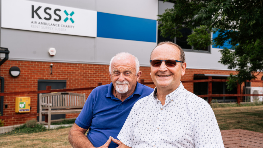 Martyn(left), and Jon (right) have become close friends since their cardiac arrests on the same day.