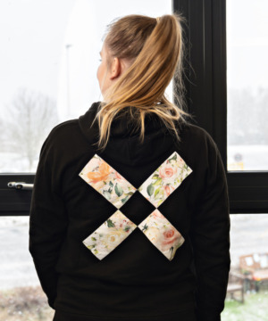 KSS Floral Logo Hoodie – Black