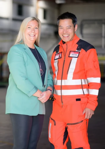 Kerry and Helicopter Emergency Medical Service (HEMS) Doctor, Kevin