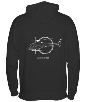 KSS 10 year Anniversary vintage style Hoodie – Black