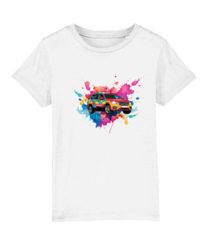 KSS Kids Rainbow Splash RRV T-Shirt – White