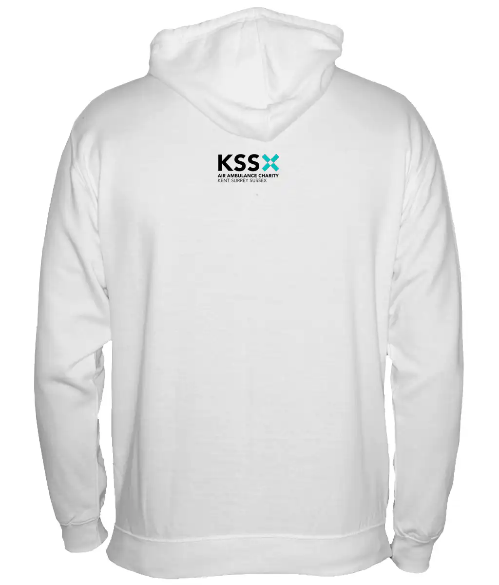 KSS Floral Heli Hoodie - White - Image 2