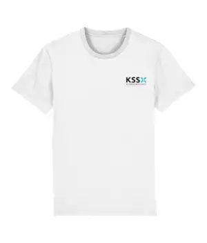 KSS Blue Banner Heli T-Shirt - White
