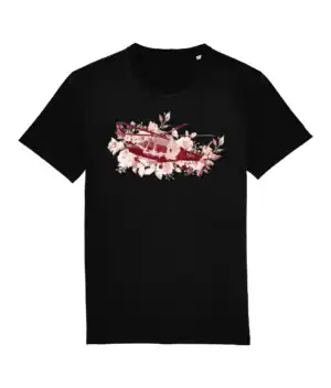 KSS Floral Heli T-Shirt - Black