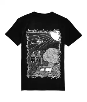 KSS Countryside back design T-Shirt - Black